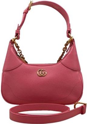 Gucci Small Pink Leather Aphrodite Shoulder Bag