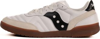 Saucony Mens 586I Leather Sneakers In White Black