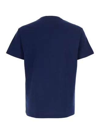 Polo Ralph Lauren Logo-Graphic Print T-Shirt - Navy