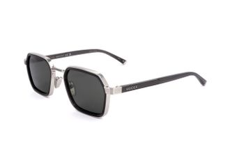 Gucci Grey Geometric Mens Sunglasses GG2074S 001 51