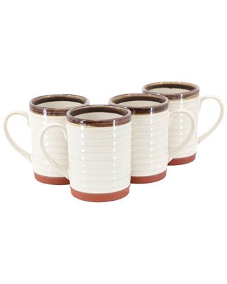 Gibson Home Dnu Gibson Home Terra Bella 4Pc Terracotta Mug Set