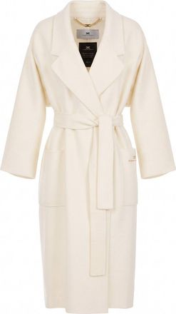 Elisabetta Franchi Double Breasted Coat