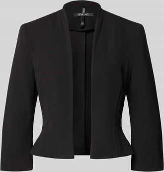Swing Bolero mit 3/4-&Auml;rmel in Black, Gr&ouml;&szlig;e 44