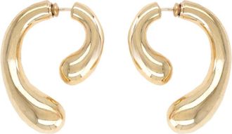 Panconesi Golden P Helix Drop Earrings