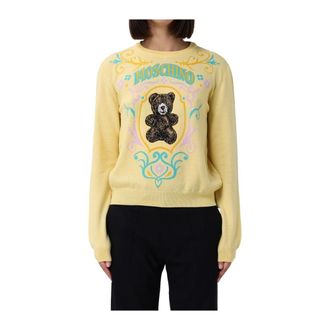Moschino Maglione Gaucho Osito - Knitwear - Mujer - Amarillo - S