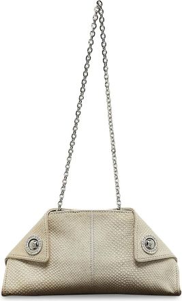 Tod's Shimmer Lizard Girelli cross body bag - Neutrals