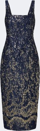 SIMKHAI Virette jacquard cocktail dress
