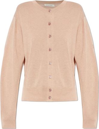 By Malene Birger Montie Cardigan - Dames - Vesten - Roze - S - Wol - Truien & Vesten