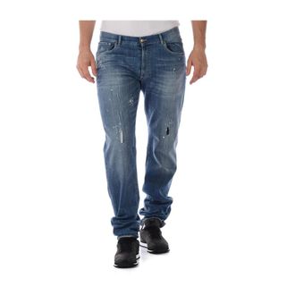 Daniele Alessandrini Straight Fit Jeans, male, Blue, W38, Jeans