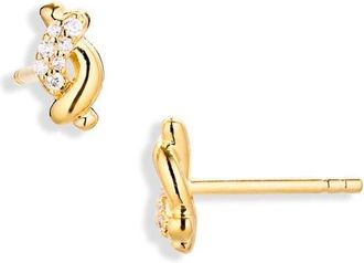 Missoma Molten Snow Stud Earrings in Gold at Nordstrom