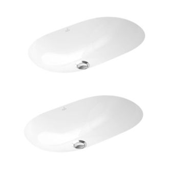 Villeroy & Boch Villeroy&boch - Conjunto De Dos Lavabos Encastrables Villeroy Et Boch O.novo Blanco