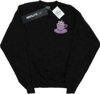 Disney Dames/Dames Aristocats Marie In Cup Borstprint Sweatshirt (Zwart)