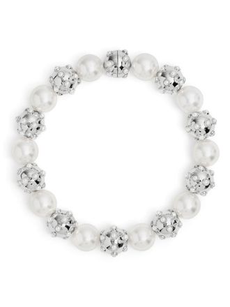 Marc Jacobs Collana chunky con perle - Bianco