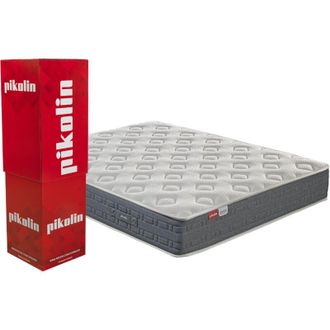 Pikolin Colch&oacute;n viscoel&aacute;stico de muelles ensacados, firmeza media y tejido Seaqual