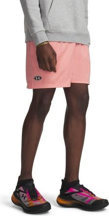 Under Armour Icon Mesh Shorts in Posh Pink at Nordstrom, Size Xx-Large