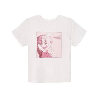 Re/Done Mujer, Camisetas, Blanco, Talla: XS