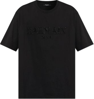 Balmain Hombre, Camisetas, Negro, Talla: M