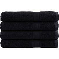 OEM Toallas De Sauna Premium Solund, Juego De 4. Negras, 80 X 200 Cm, 600 G/m&sup2;. - Crezuo