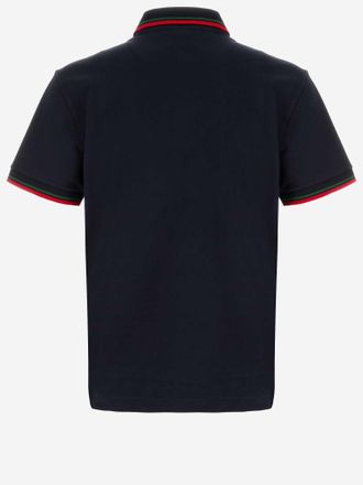 Gucci Mens Polo Shirt Cotton Navy T-shirts And Polos