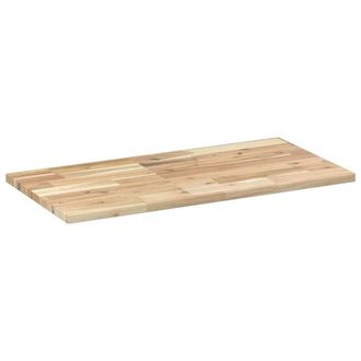 Berkfield Home Compact Floating Shelves 4 pcs 100x40x2 cm Untreated Solid Wood Acacia in Brown | Size: 100 x 40 x 2 cm