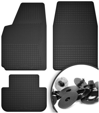 OEM Alfombrillas De Goma + Topes Para: Jaguar S-type X204 Sed&aacute;n (2002-2008)