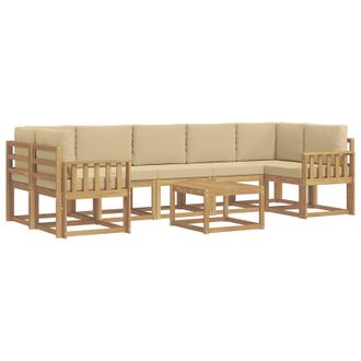 vidaXL Conjunto De Sof&aacute;s De Exterior 6 Pcs Vidaxl