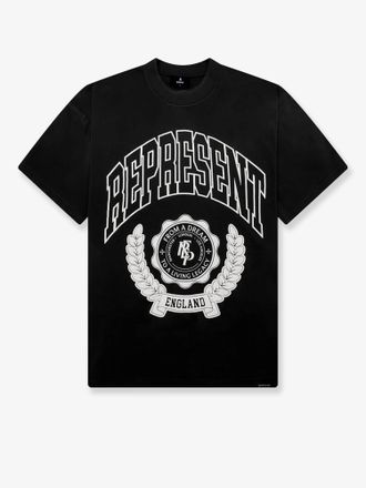 Represent Legacy Crest cotton T-shirt with distressed effect - REPRESENT - gender_Man