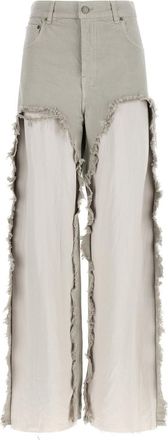 Haikure Grey Flared High Rise Jeans