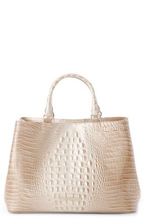 Brahmin Denise Croc Embossed Leather Tote in Contour at Nordstrom