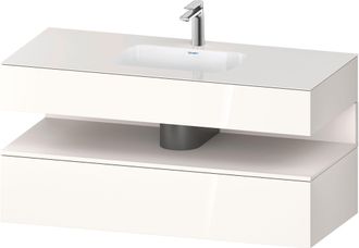 Duravit Duravit - Qatego Lavabo Encastr&eacute; Avec Meuble Sous-lavabo En