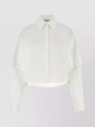 Off-white poplin shirt