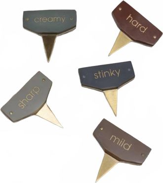 Be Home Billie Cheese Markers - Set Of 5 In Assorted