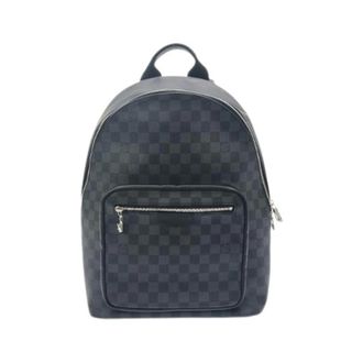 Louis Vuitton Pre-owned Louis Vuitton Josh Damier Graphite Coated Canvas Rugzak - Heren - Pre-owned - Blauw - Maat: ONE Size