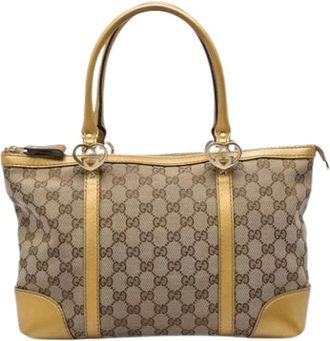 Gucci Bolso Tote Pre-owned - Pre-owned - Mujer - Beige - ONE SIZE