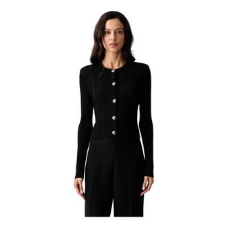 Guess Carmen Cardigan - Dames - Truien - Zwart - Maat: XL Viscose
