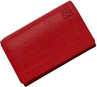 Loewe Pre-owned Wallets, female, Red, Size: ONE SIZE Pre-owned Leather Wallet