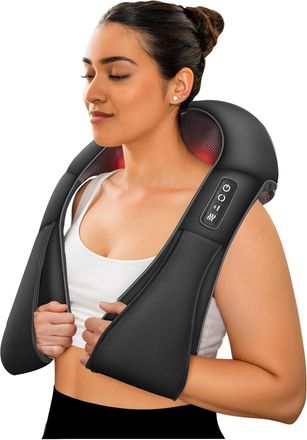 OEM Masajeador Cervical, Masajeador Cervical Rug- En Con Calentamiento, Masajeador Shiatsu El&eacute;ctrico Para Nek, Cervical En Schouder, Regalo Para Vrouwen E
