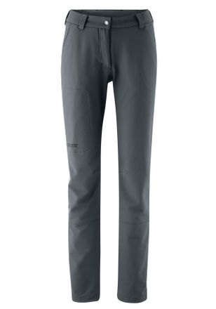 Maier Sports Funktionshose MAIER SPORTS Helga, Damen, Gr. 72, Langgr&ouml;ssen, grau, 91% Polyester, 9% Elasthan, Hosen Funktionshose, warme Damen Outdoorhose, robuste 