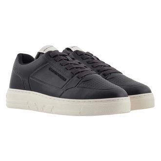 Emporio Armani Sneakers - Heren - Schoenen - Zwart - Maat: 36 EU Leer