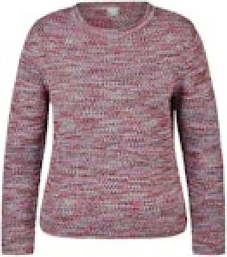 Rabe Gebreide trui met ronde hals - Dames - Truien - Veelkleurig - Maat: 3XL Leer
