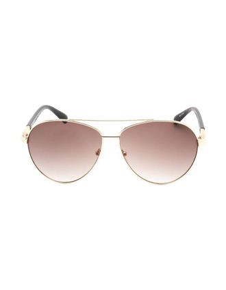 Guess Mens Guess Gf0221 32F Gold Sunglasses - Size: ONE size