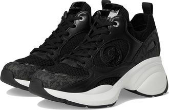 Michael Kors Zuma Knit Trainer Womens Shoes Black : 9.5 M