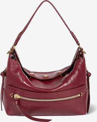 Jerome Dreyfuss Umh&auml;ngetasche aus Ziegenleder Lucky Hobo