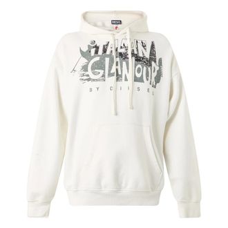 Diesel Felpa con cappuccio - - Sweatshirts & Hoodies - Uomo - Bianco - S