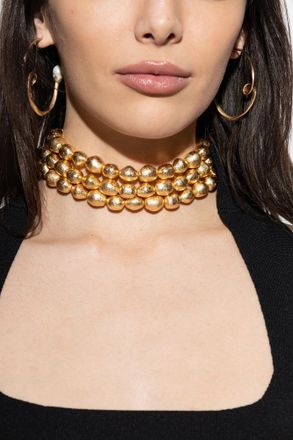Cult Gaia Choker Nora, Womens, Gold