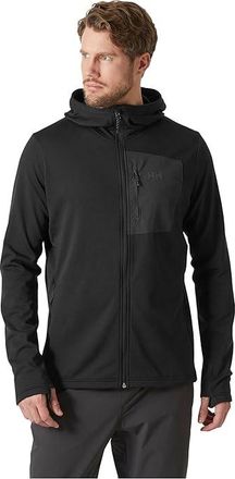 Helly Hansen Fleece Jacket Mens Sweater Black : 2XL, Elastane/Polyester