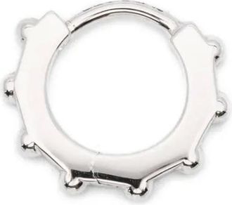 Shaun Leane Orecchini a cerchio Spur mini - Argento