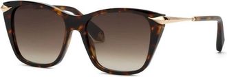 Roberto Cavalli Src 150 01Ay Zonnebril - Dames - Zonnebrillen - Bruin - 55 MM - Accessoires