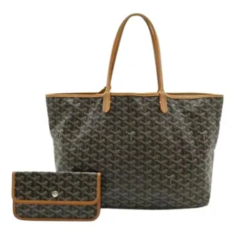 Goyard Pre-owned Tote Bags, female, Brown, Size: ONE SIZE Pre-owned Saint Louis Coated Canvas Tote Bag