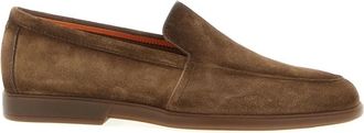 Santoni Malibu Loafers - Heren - Loafers - Bruin - 42 1/2 EU - Leer - Schoenen